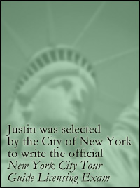 Justin was selected to write the official New York City Tour Guide Exam. Find out more.
